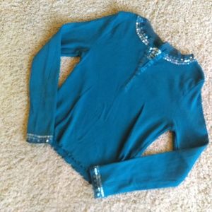 Great girls teal shirt with sparkle
